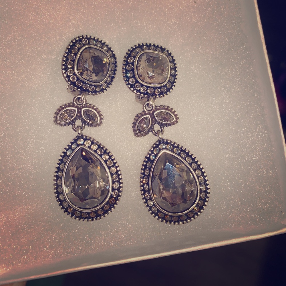 BRIGHTON clip on earrings.